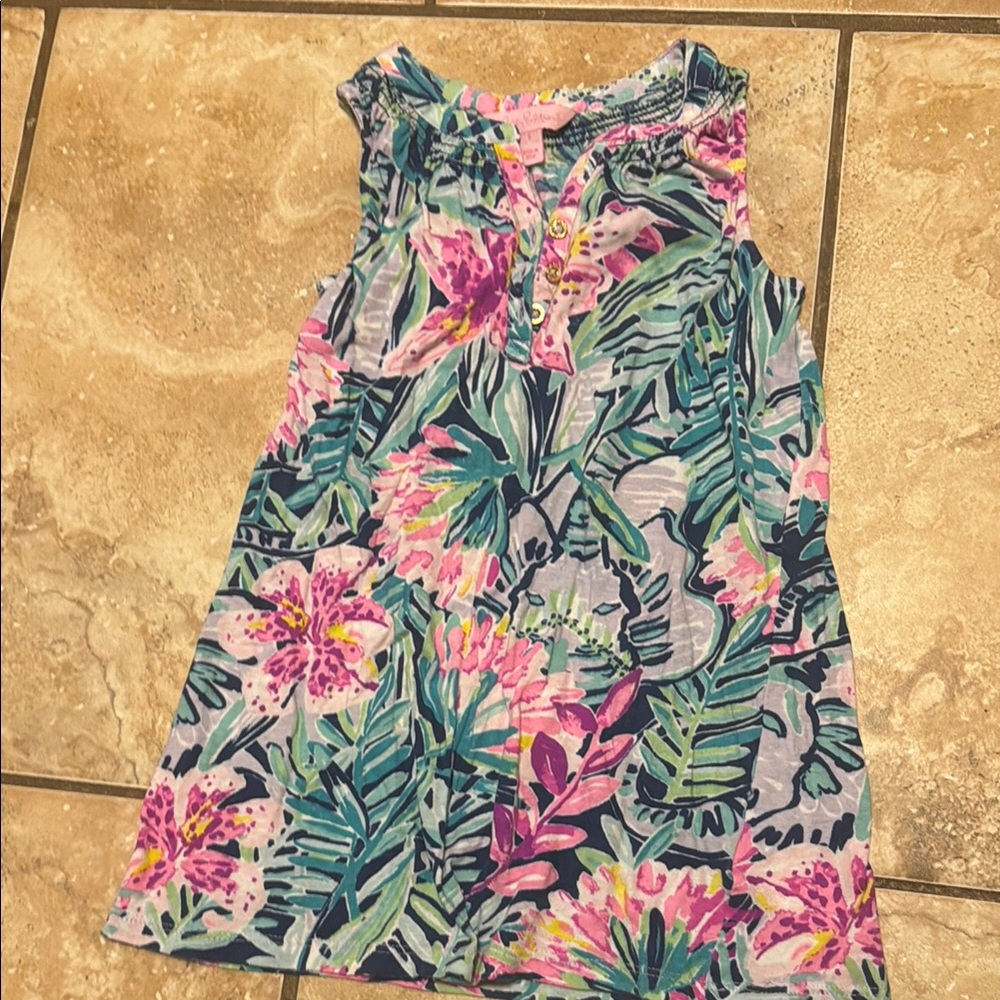 Girls small Lilly Pulitzer tank